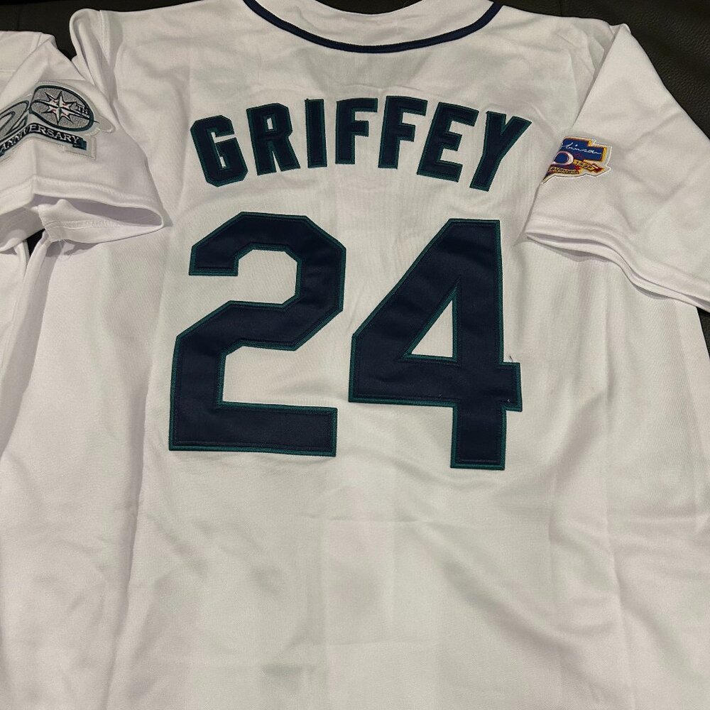 SEATTLE MARINERS KEN GRIFFEY Jr Mens JERSEY Sz M,L,XL,2XL By Mitchell and Ness - Picture 5 of 8